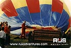 Russian Hot Air Balloon: Ride: preparation of balloon