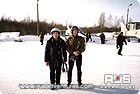 Flight L-39: test pilot and co-pilot after flight