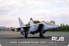 Flight MiG-25: rolling for take-off