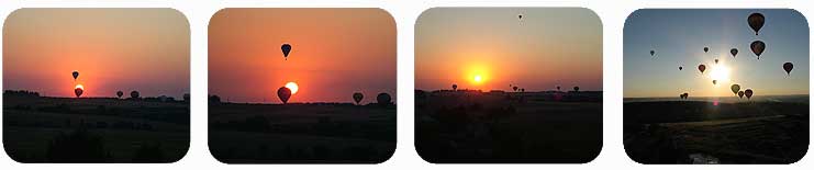 Hot Air Balloon: Russian Ride on Sunrise